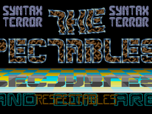 Syntax Terror atari screenshot