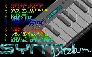 Synth Dream Sound Demo II atari screenshot