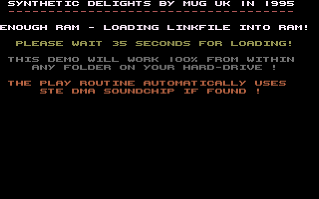 Synthetic Delights atari screenshot