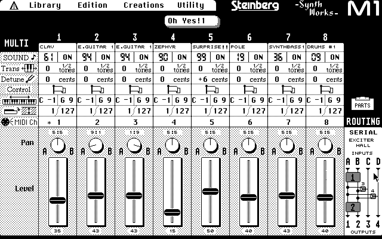 Synthworks M1 atari screenshot