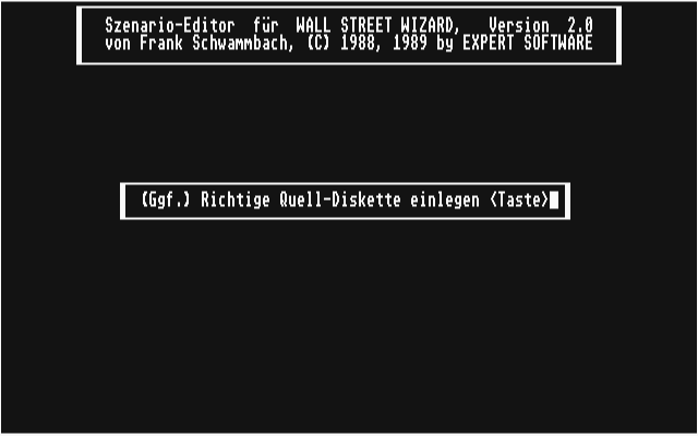 Szenario Editor für Wall Street Wizard — screenshot 1
