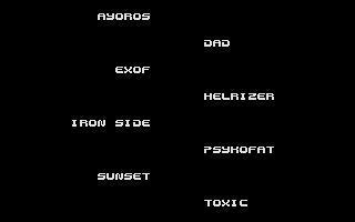 T and C (Town and City) Demo atari screenshot
