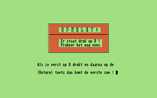 Tafel Sommen atari screenshot