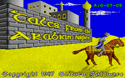 Tales from the Arabian Nights atari screenshot