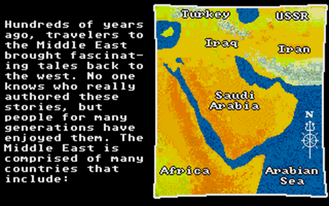 Tales from the Arabian Nights atari screenshot