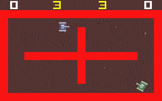 Tank Battle atari screenshot