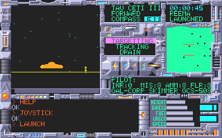 Tau Ceti atari screenshot