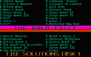 T.B.E. Solutions Disk #1