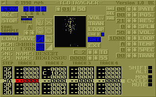 TCB Tracker atari screenshot