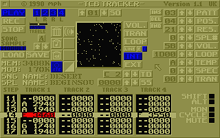 TCB Tracker atari screenshot