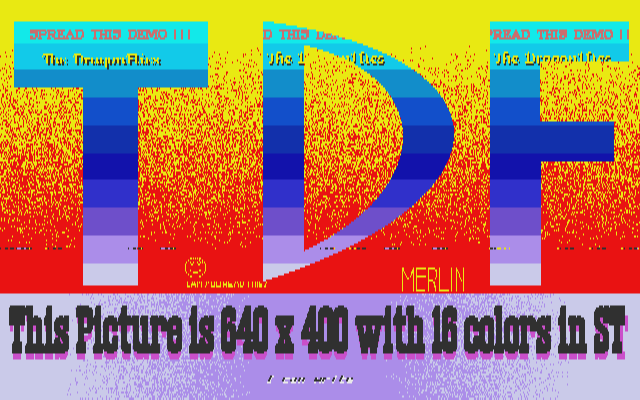 TDF III atari screenshot
