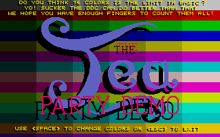 Teaparty Demo (The) atari screenshot