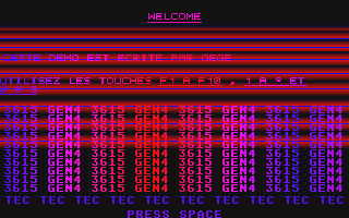 Tec Gen4 Demo atari screenshot