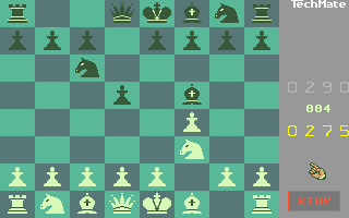 Techmate Chess atari screenshot