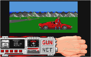 Techno Cop atari screenshot