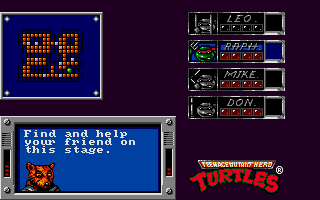 Teenage Mutant Hero Turtles atari screenshot