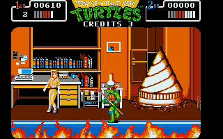 Tortues Ninja - 2 - Le Coin-Op! atari screenshot