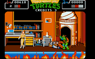 Tortues Ninja - 2 - Le Coin-Op! atari screenshot