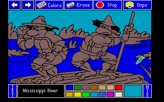 Teenage Mutant Ninja Turtles World Tour atari screenshot