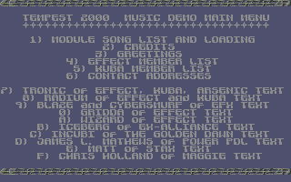 Tempest 2000 Music Demo atari screenshot