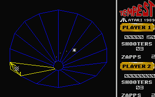 Tempest atari screenshot