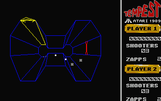 Tempest atari screenshot