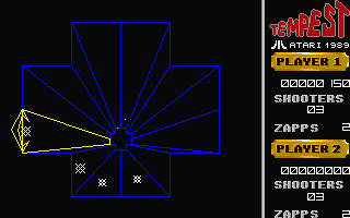Tempest atari screenshot