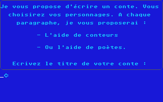 Temps d'une Histoire (Le) atari screenshot