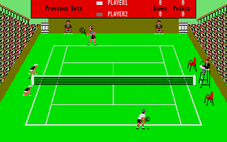 Super Tennis atari screenshot