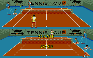 Tennis Cup atari screenshot