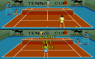 Tennis Cup atari screenshot