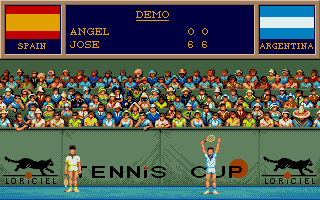 Tennis Cup atari screenshot