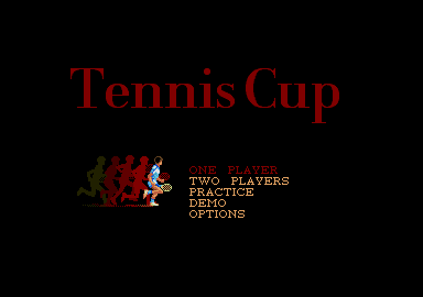 Tennis Cup atari screenshot