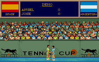 Tennis Cup atari screenshot