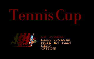 Tennis Cup atari screenshot