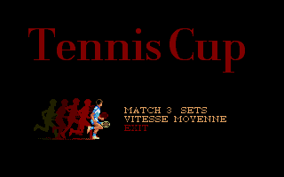 Tennis Cup atari screenshot