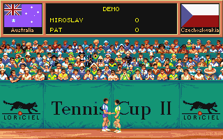 Tennis Cup II atari screenshot