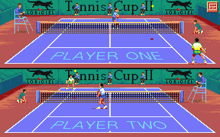 Tennis Cup II atari screenshot