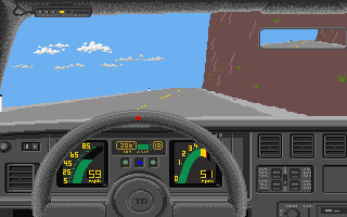 Test Drive atari screenshot