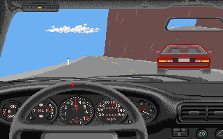 Test Drive atari screenshot