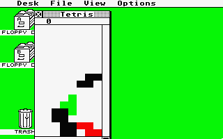 Tetris atari screenshot