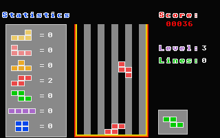 Tetrist atari screenshot