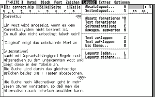 That's Write atari screenshot