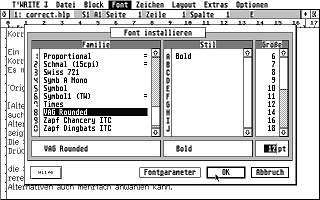 That's Write atari screenshot