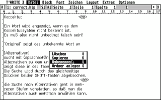 That's Write atari screenshot