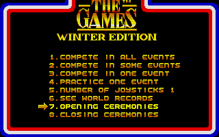 Games - Winter Edition (The) atari screenshot