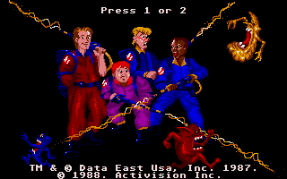 Real Ghostbusters (The) atari screenshot