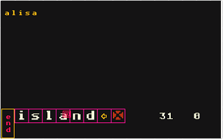 Things to Do with Words atari screenshot