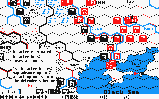Third Reich atari screenshot