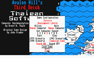 Third Reich atari screenshot